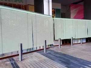Outdoor Wooden Blinds