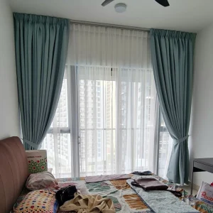 French pleated curtain