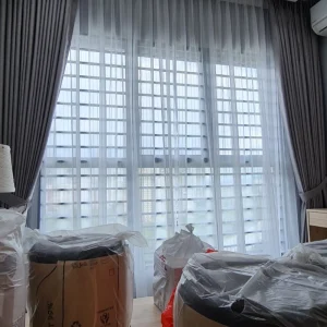 French pleated curtain