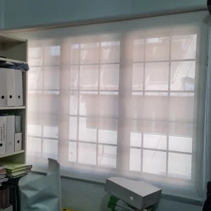Perforated roller blind