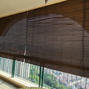 wooden blind outdoor