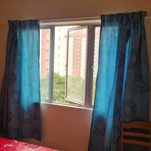 Repair and install curtain and railing
