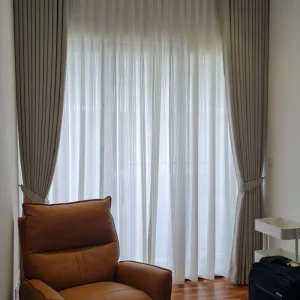S Fold and double pleated design 