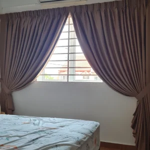 Single layer curtain 