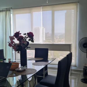 Perforated roller blind 