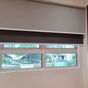 Double roller blinds