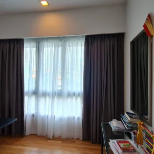 100% Blackout Curtain and Sheer for Bedroom