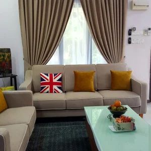 Custom Made Double Layer Curtain